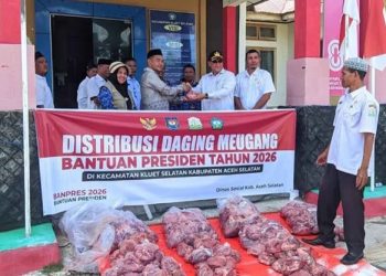Pemkab Aceh Selatan Distribusikan Bantuan Daging dari Presiden untuk Korban Banjir