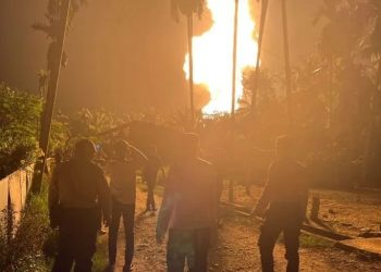BPMA Pantau Semburan Gas dan Api di Sumur Bor Aceh Utara
