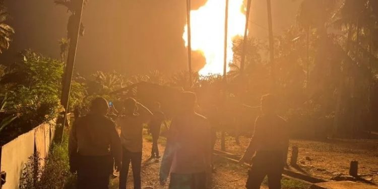 BPMA Pantau Semburan Gas dan Api di Sumur Bor Aceh Utara