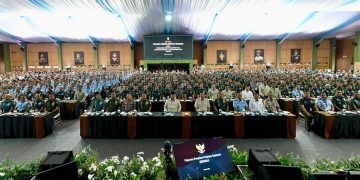 Presiden Prabowo Berikan Arahan kepada Seribu Perwira Siswa TNI dan Polri