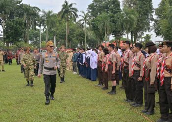 Kapolda Jambi Pimpin Apel Kebangsaan Sabuk Kamtibmas untuk Perkuat Sinergi