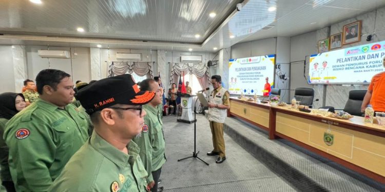 Pengurus Baru FPRB Balangan Resmi Dilantik untuk Tingkatkan Mitigasi Bencana