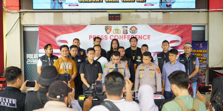 Polda Sumatera Selatan Berhasil Ungkap Tujuh Kasus Begal