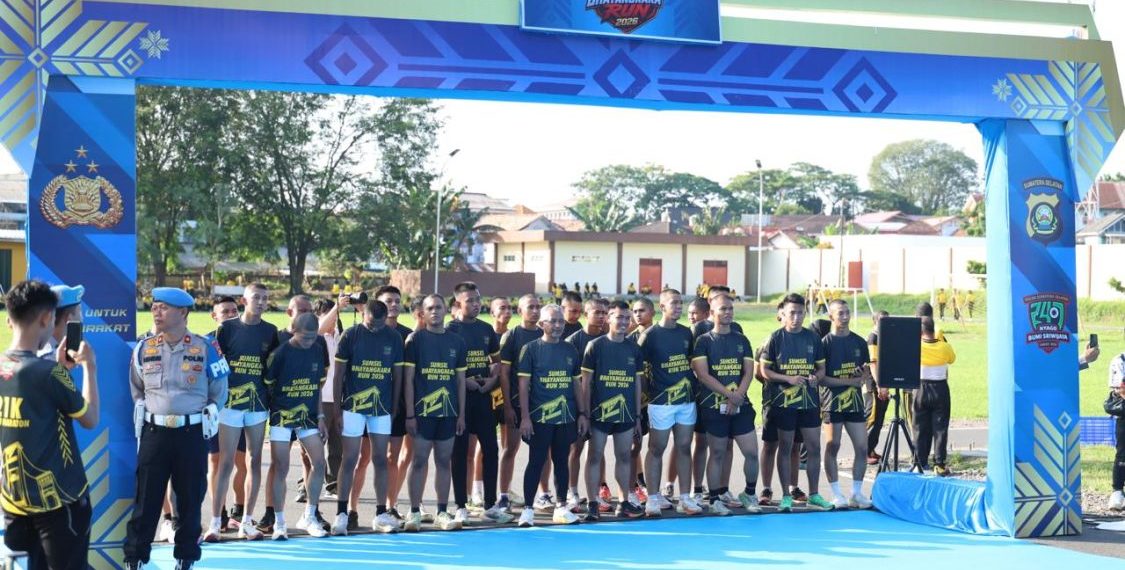 Polda Sumsel Gelar Sumsel Bhayangkara Run 2026 untuk Hari Bhayangkara ke-80
