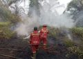 Manggala Agni Tingkatkan Upaya Pendinginan Lahan Gambut di Riau