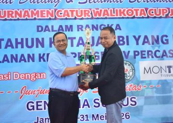 Turnamen Catur Wali Kota Cup Jambi 2026 Tingkatkan Prestasi dan Karakter Atlet