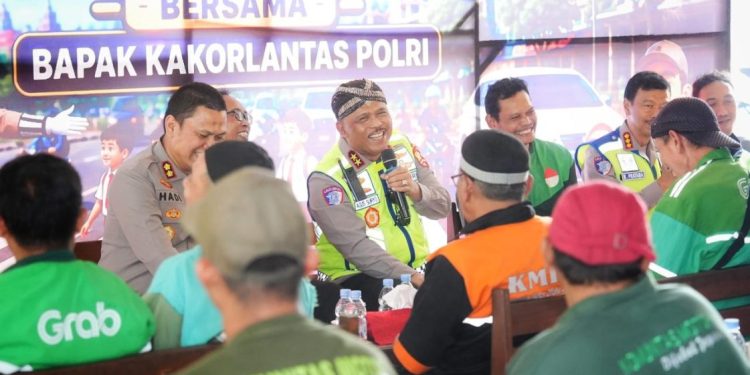 Kakorlantas Polri Ajak Ojol dan Difabel Kampanyekan Keselamatan Lalu Lintas di Jepara