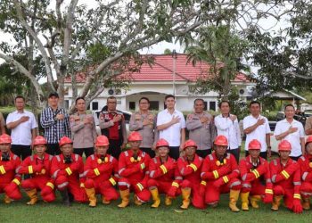 Polda Sumsel Cek Kesiapan Karhutla di Perkebunan Strategis OKU Timur, Pastikan Deteksi Dini dan Personel Siaga