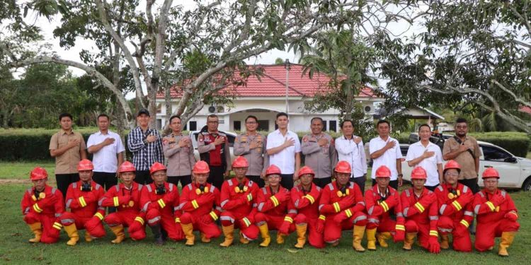 Polda Sumsel Cek Kesiapan Karhutla di Perkebunan Strategis OKU Timur, Pastikan Deteksi Dini dan Personel Siaga