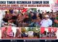 Polres OKU Timur Resmikan Sumur Bor Bantuan Kapolda Sumsel untuk Warga Martapura dalam Rangka HUT Bhayangkara ke-80