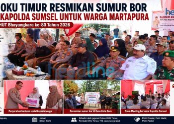Polres OKU Timur Resmikan Sumur Bor Bantuan Kapolda Sumsel untuk Warga Martapura dalam Rangka HUT Bhayangkara ke-80