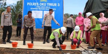 Kapolres OKU Timur Groundbreaking SPPG di Lubuk Harjo, Dukung Program Makan Bergizi Gratis dan Tekan Stunting