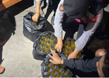 Polres Bantul Sita Ratusan Botol Miras Ilegal dan Oplosan di Sewon, Tiga Warga Diamankan