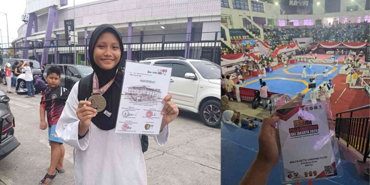 Prestasi Gemilang Siswi SMK Media Informatika, Malya Cetta Raih Emas Kejurnas Taekwondo dan Medali ISSC DKI Jakarta