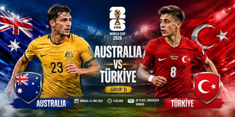 Australia vs Turki Prediksi Skor, Susunan Pemain, dan Peluang Kedua Tim di Piala Dunia 2026