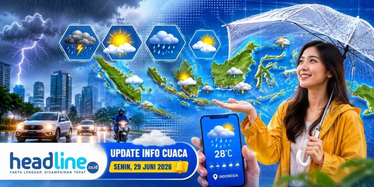 BMKG Cuaca Besok Didominasi Hujan, Ini Kota-Kota yang Berpotensi Diguyur Sejak Siang