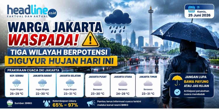 BMKG Ingatkan Perubahan Cuaca Mendadak, Ini Kondisi Jakarta Hari Ini