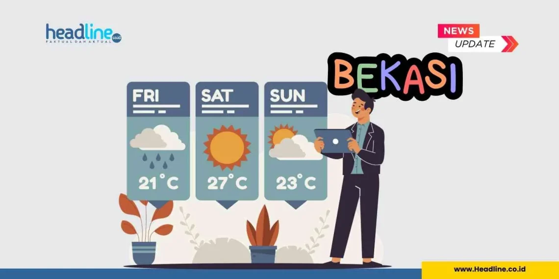 Cuaca Bekasi Hari Ini Rabu 24 Juni 2026, BMKG Keluarkan Peringatan Dini Hujan Sedang hingga Lebat