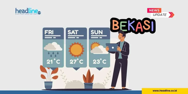 Cuaca Bekasi Hari Ini Rabu 24 Juni 2026, BMKG Keluarkan Peringatan Dini Hujan Sedang hingga Lebat
