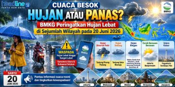 BMKG Keluarkan Peringatan Dini, Hujan Lebat hingga Sangat Lebat Mengintai Dua Provinsi Ini