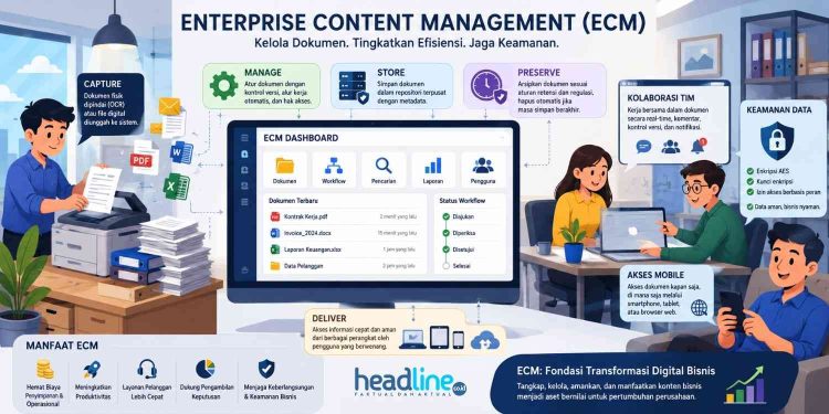 Bukan Sekadar Arsip Digital, Ini Fungsi Penting Enterprise Content Management