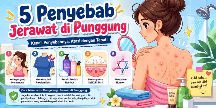 Cara Mengatasi Jerawat di Punggung