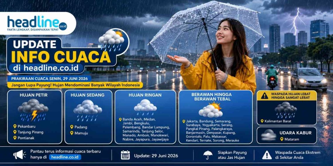 Cek Prakiraan Cuaca Besok Sebelum Beraktivitas, BMKG Beberkan Potensi Hujan di Berbagai Daerah