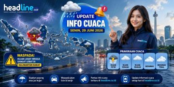 Cuaca Besok Senin 29 Juni 2026 BMKG Peringatkan Hujan Lebat, Ini Daftar Wilayah yang Terdampak