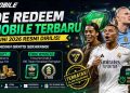 EA Sports merilis kode redeem FC Mobile terbaru Juni 2026. Segera klaim DEBUTGIFT dan FIRSTWHISTLE untuk mendapatkan hadiah gratis, Voucher Draft, serta item pengembangan tim sebelum kedaluwarsa