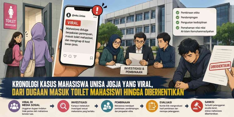 Fakta Kasus Mahasiswa Unisa Jogja yang Viral di Media Sosial, Statusnya Kini Resmi Diberhentikan