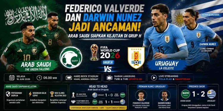 Georgios Donis vs Marcelo Bielsa Adu Strategi di Laga Arab Saudi vs Uruguay Piala Dunia 2026