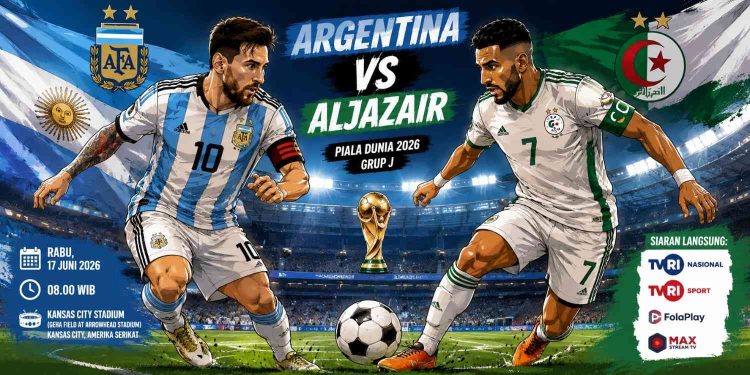 Head to Head Argentina vs Aljazair Messi Pernah Bikin Dua Gol, Akankah Terulang di Piala Dunia 2026