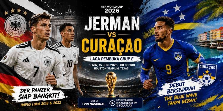 Jadwal dan Prediksi Jerman vs Curacao Piala Dunia 2026