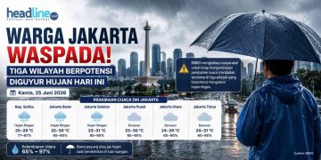 Jangan Lupa Bawa Payung! Ini Prediksi Cuaca Jakarta Hari Ini Menurut BMKG