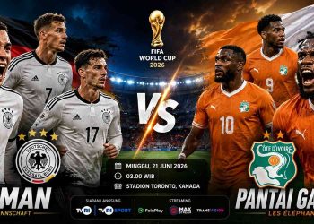 Jerman Diunggulkan, Pantai Gading Siap Beri Kejutan di Piala Dunia 2026