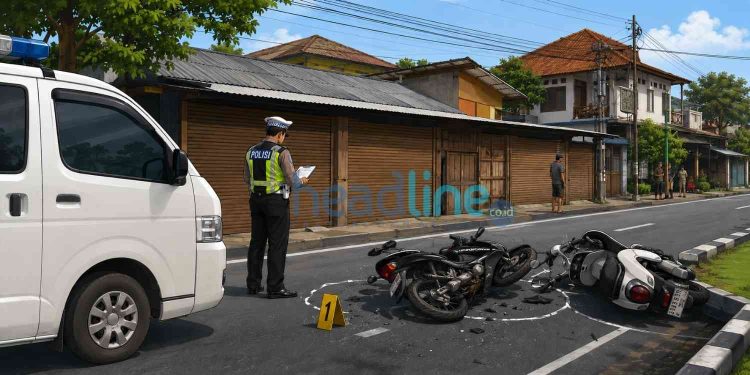 Kecelakaan Pagi di Maguwoharjo Sleman, Pengendara Motor Meninggal di Lokasi Kejadian