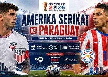 Link Live Streaming Amerika Serikat vs Paraguay di Piala Dunia 2026