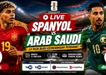 Link Nonton Spanyol vs Arab Saudi Live Hari Ini, Perebutan Posisi Teratas Grup H