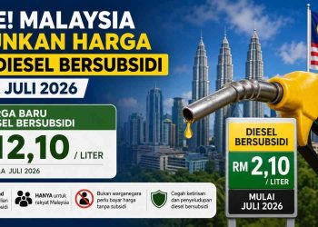 Mulai Juli 2026, Harga BBM Diesel Bersubsidi di Malaysia Lebih Murah