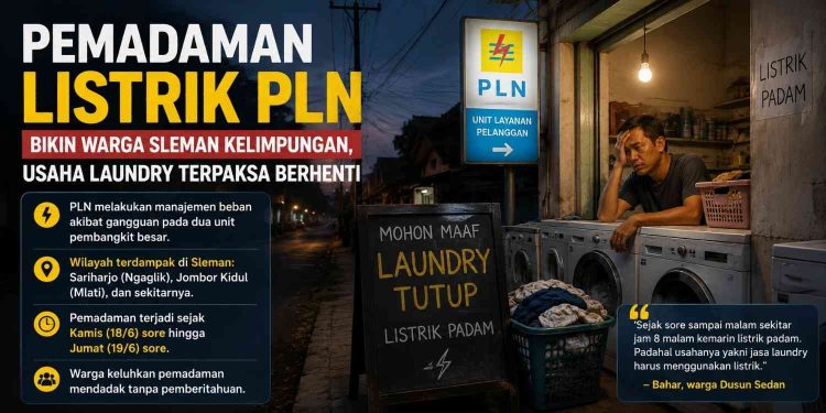 Pemadaman Listrik di Sleman