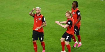 Penuh Drama hingga Injury Time, Austria Taklukkan Yordania Berkat Aksi Marko Arnautovic