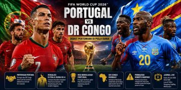 Portugal vs DR Congo Piala Dunia 2026 Rekor, Statistik dan Prediksi Skor Laga Pembuka Grup K