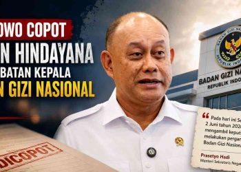 Prabowo Pecat Kepala BGN Dadan Hindayana