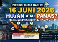 Prediksi Cuaca Hari Ini 16 Juni 2026 Hujan atau Panas Ini Daftar Wilayah yang Perlu Waspada