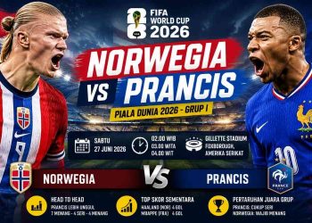 Prediksi Norwegia Vs Prancis: Statistik, Head to Head, Susunan Pemain, dan Peluang Menang