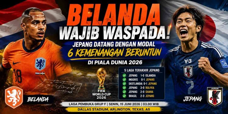 Prediksi Skor Belanda vs Jepang Donyell Malen vs Takefusa Kubo Jadi Penentu Hasil Laga