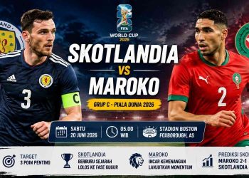 Prediksi Skor Maroko vs Skotlandia Hari Ini, Duel Penentu Tiket ke Babak Gugur Piala Dunia 2026