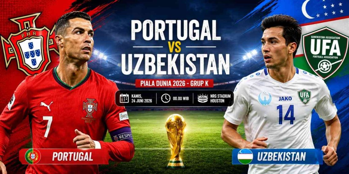 Prediksi Skor Portugal vs Uzbekistan di Piala Dunia 2026, Selecao Diunggulkan