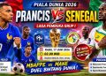 Prediksi Skor Prancis vs Senegal Les Bleus Diunggulkan, Singa Teranga Siap Bikin Kejutan