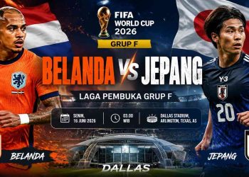 Siaran Langsung Belanda vs Jepang Piala Dunia 2026 Jadwal Kick-off dan Link Live 03.00 WIB